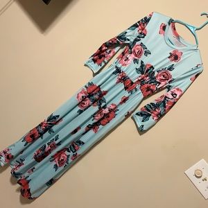 Floral maxi dress